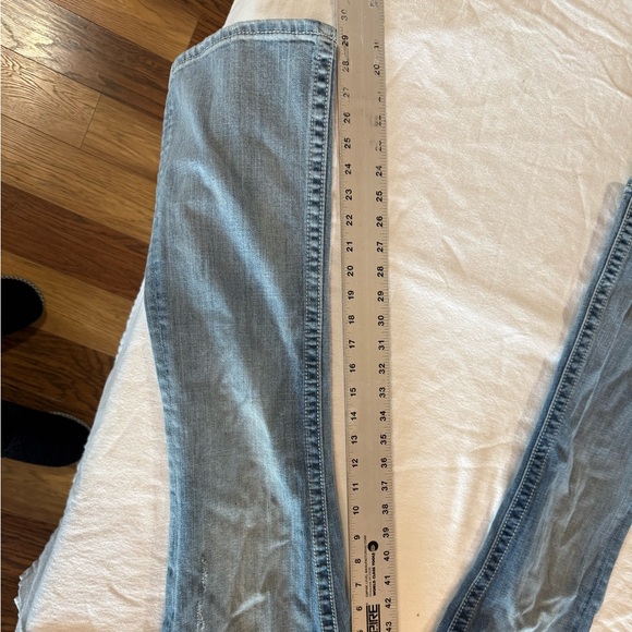 Miss Me Blue Boot Cut Jeans with Embellished Pockets - Picture 8 of 10